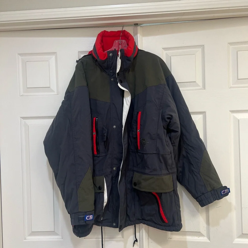 VNTG Men’s Large CB Sports Lassen Anorak Reinforced Jacket Winter Snow Parka Ski